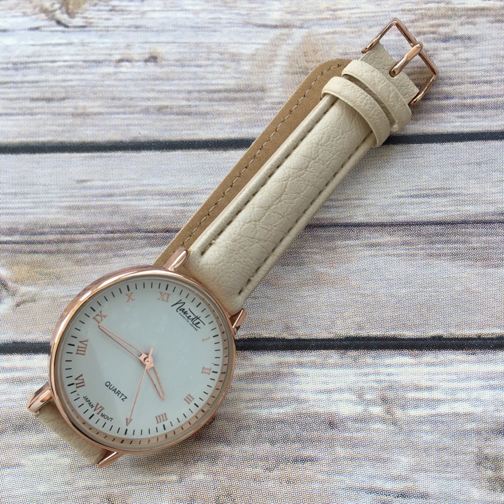 Nanette Nanette Lepore Classic Rose Gold Watch